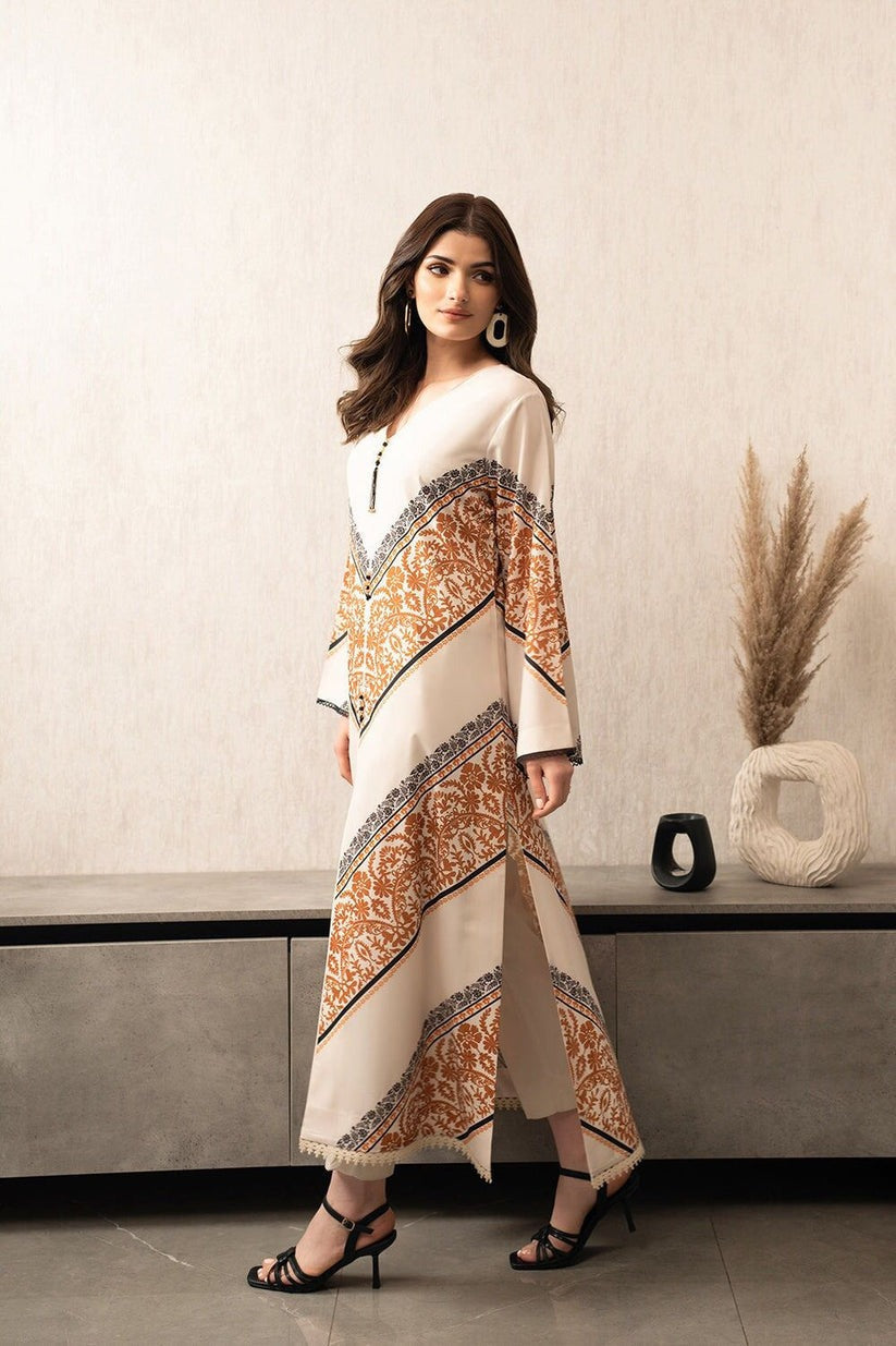 Feroza Front Cut Long 3-Piece Suit