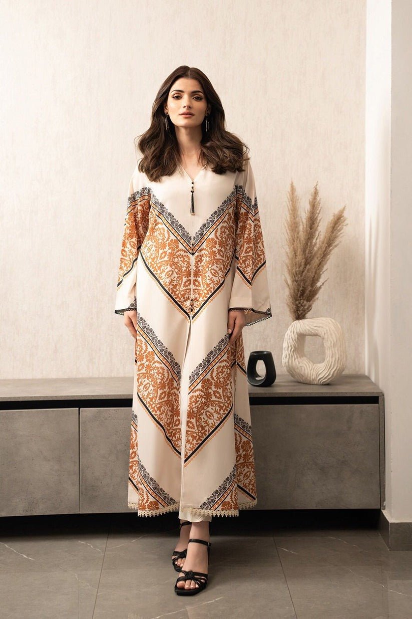 Feroza Front Cut Long 3-Piece Suit