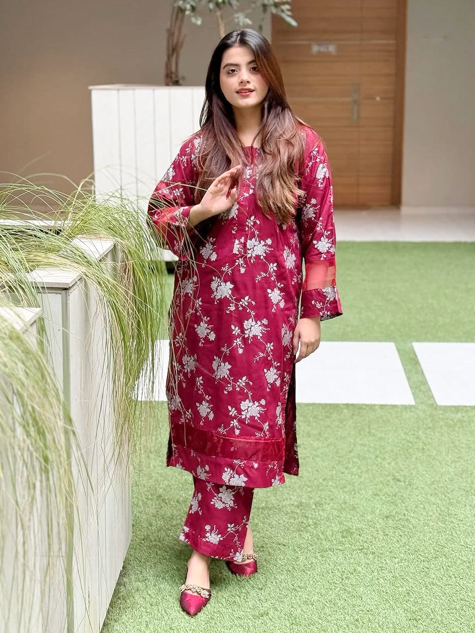 BLOSSOM - Printed Long Length Suit