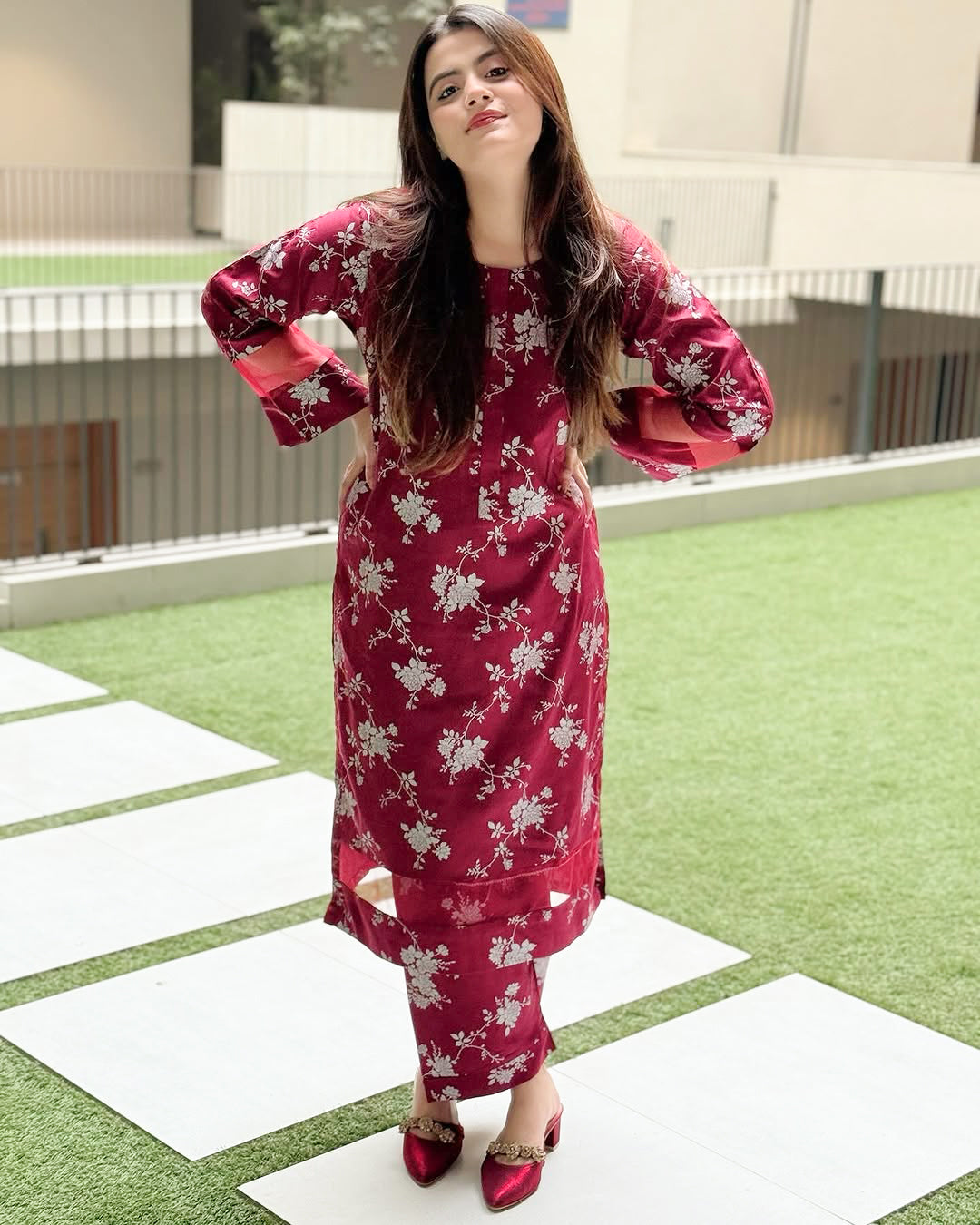 BLOSSOM - Printed Long Length Suit