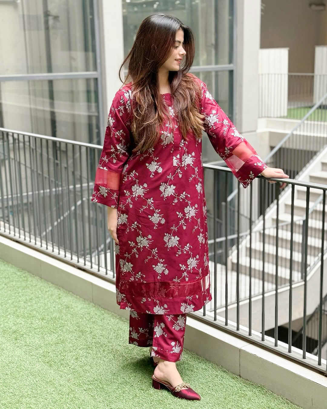 BLOSSOM - Printed Long Length Suit
