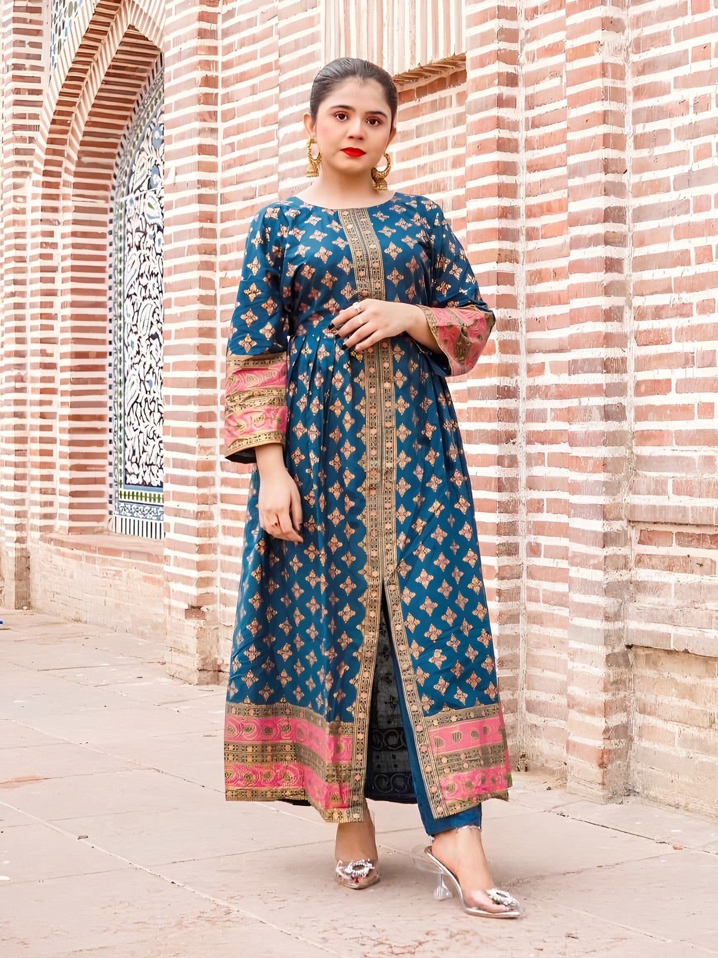 Printed Cotton Lawn Maxi – 2 Piece Summer Set