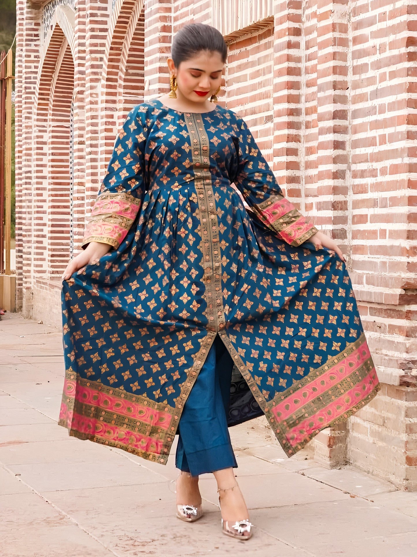 Printed Cotton Lawn Maxi – 2 Piece Summer Set