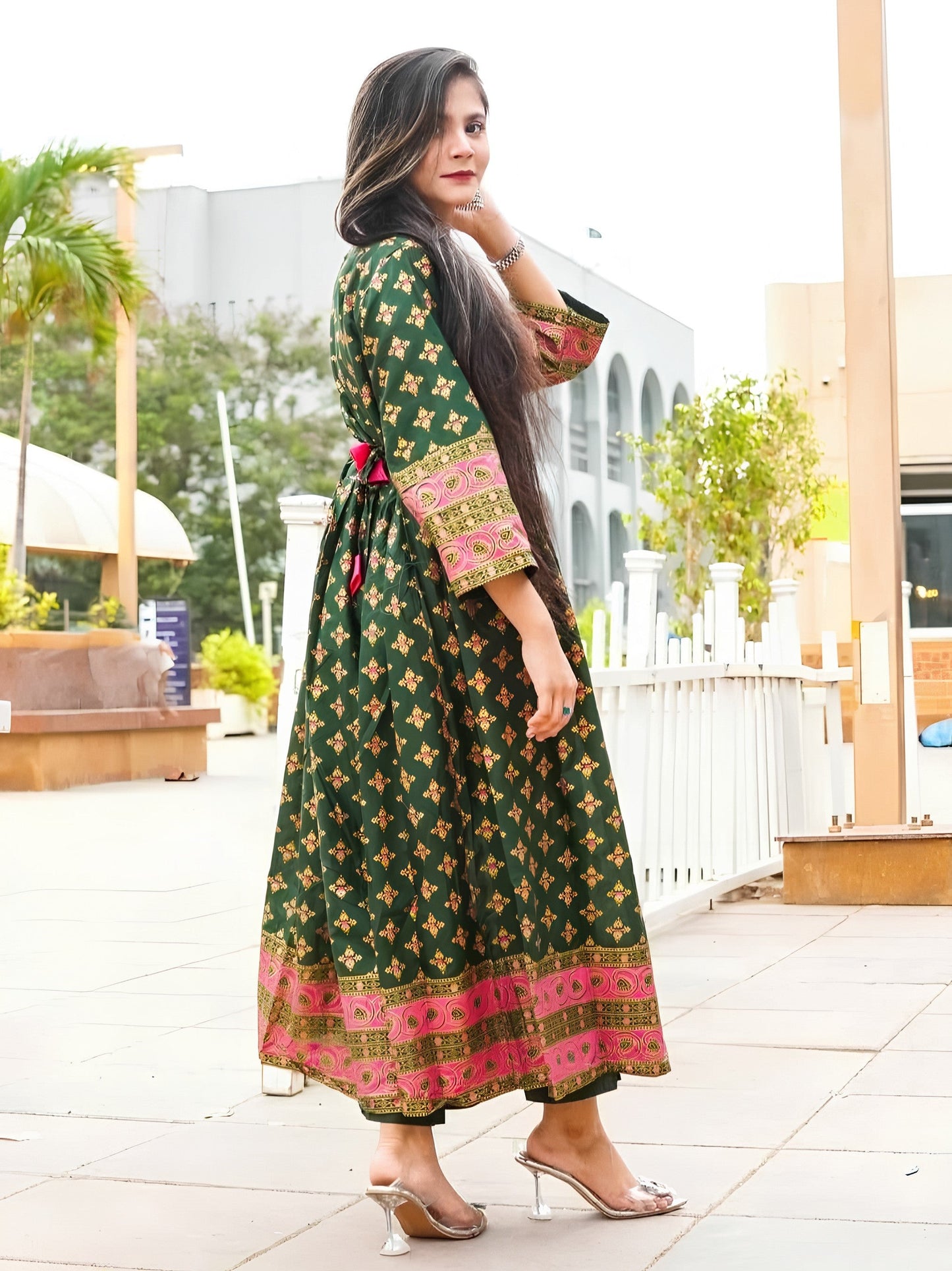 Printed Cotton Lawn Maxi – 2 Piece Summer Set