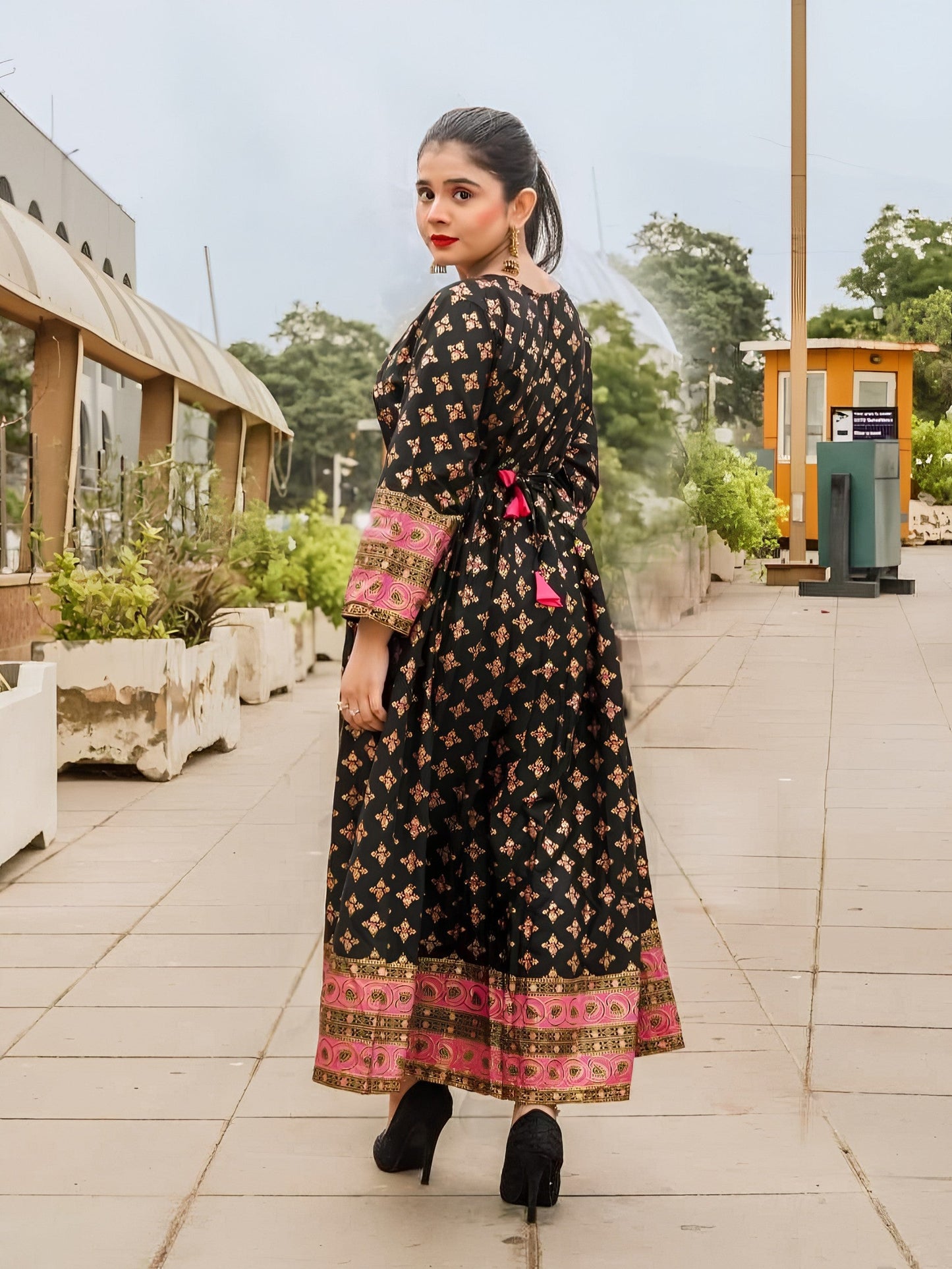 Printed Cotton Lawn Maxi – 2 Piece Summer Set