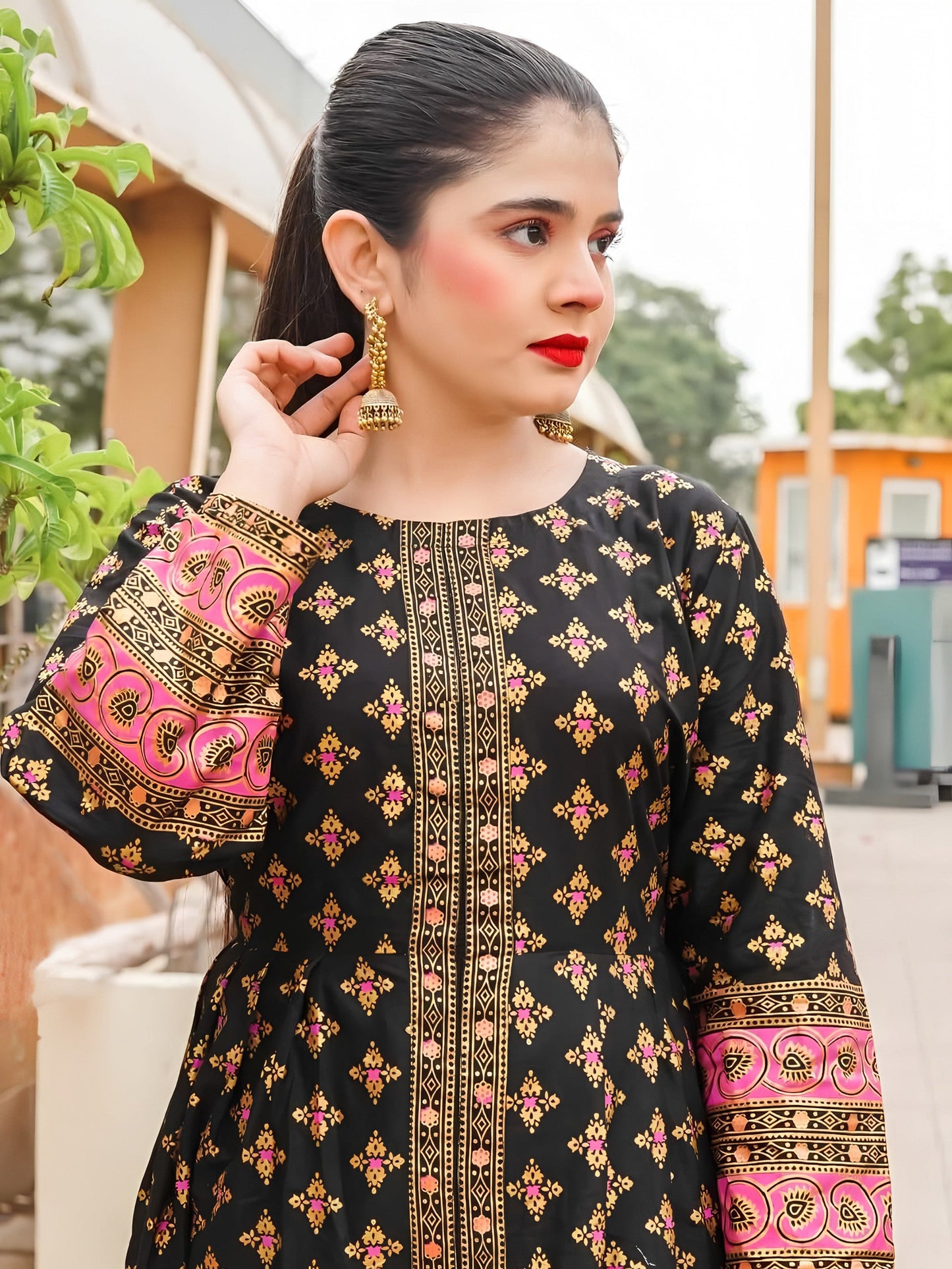 Printed Cotton Lawn Maxi – 2 Piece Summer Set