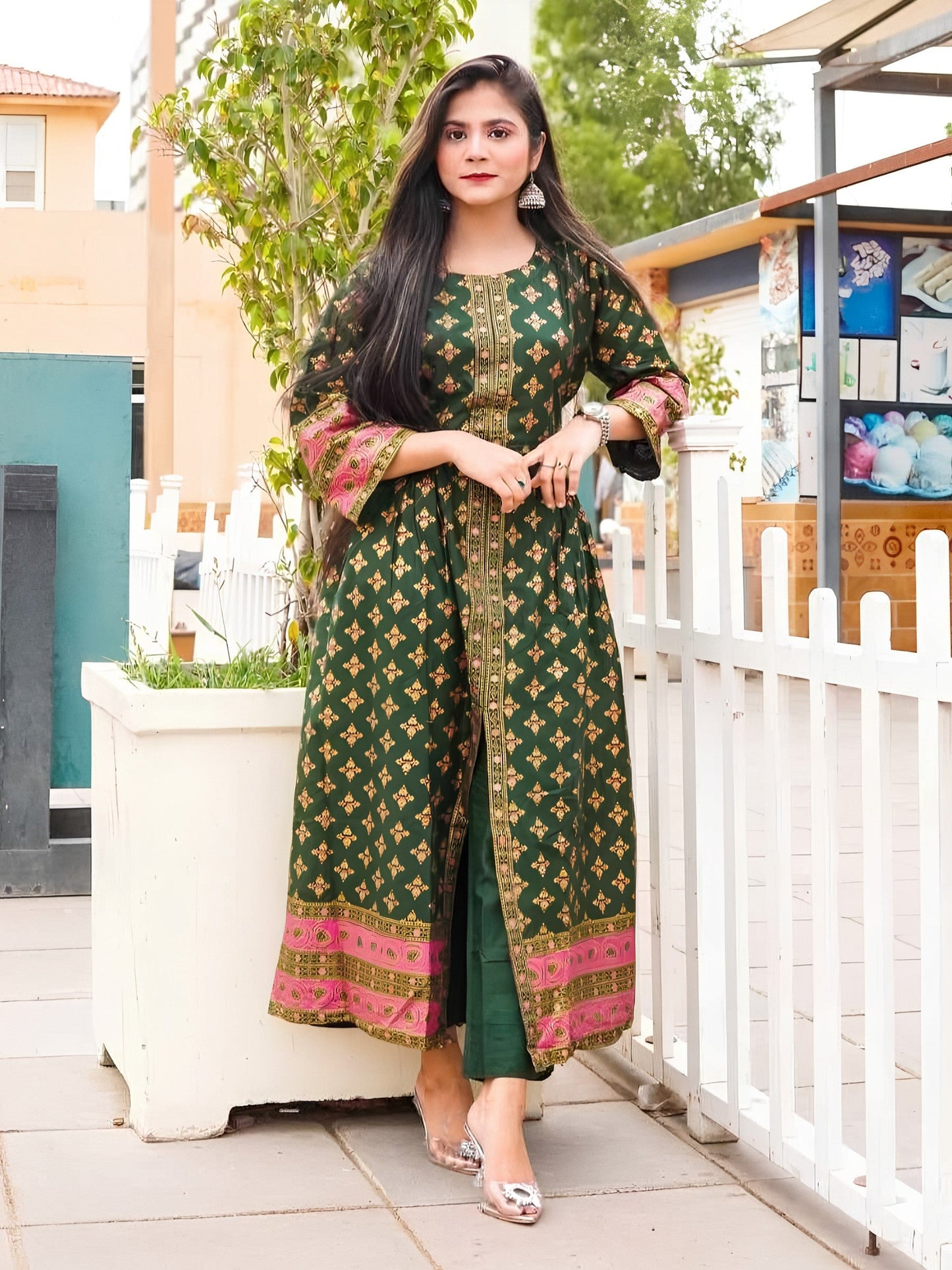 Printed Cotton Lawn Maxi – 2 Piece Summer Set