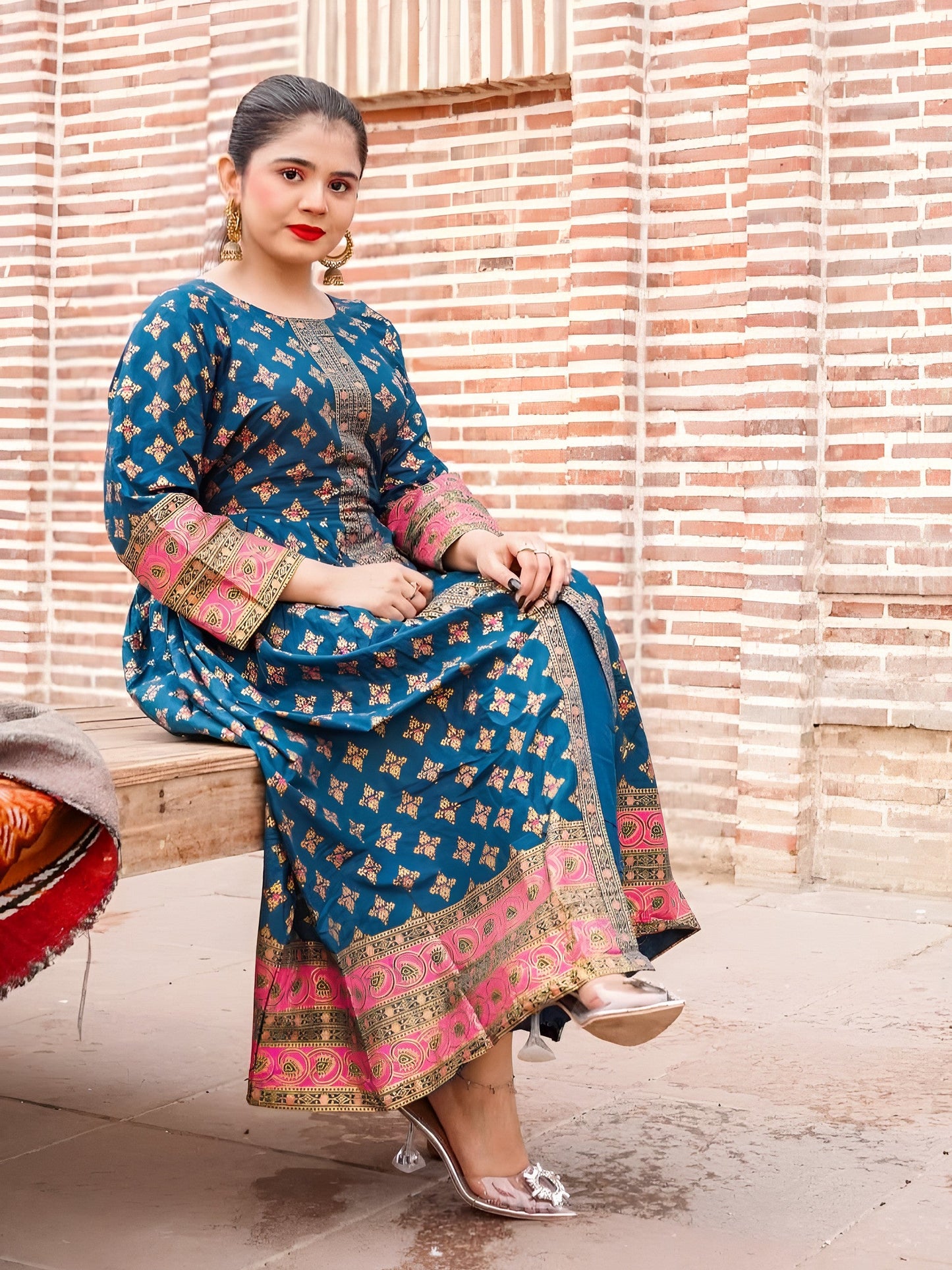 Printed Cotton Lawn Maxi – 2 Piece Summer Set