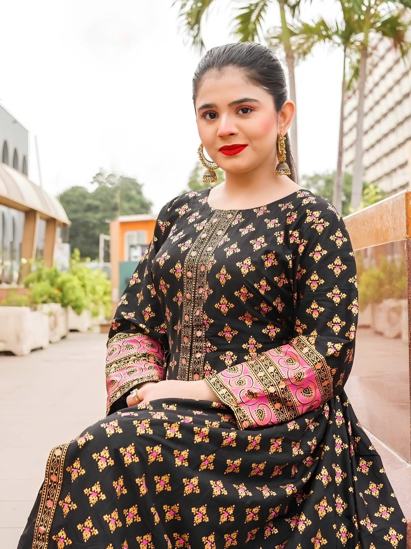Printed Cotton Lawn Maxi – 2 Piece Summer Set