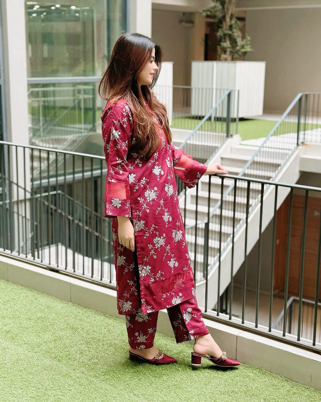 BLOSSOM - Printed Long Length Suit