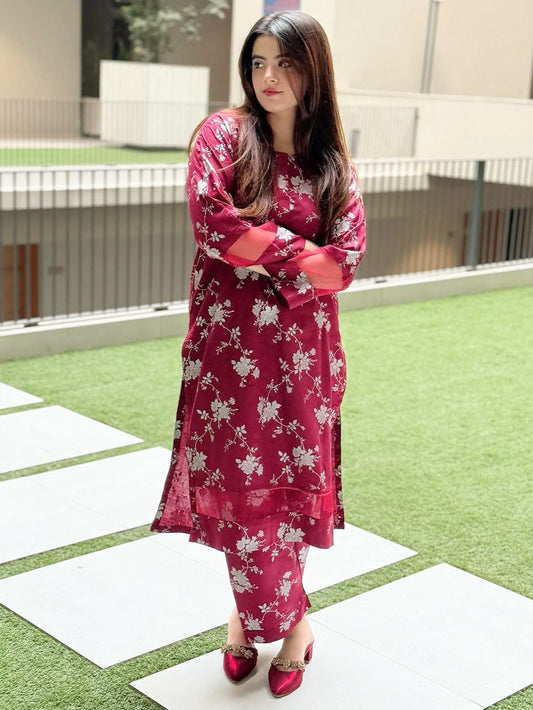 BLOSSOM - Printed Long Length Suit