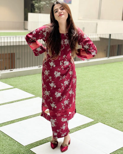 BLOSSOM - Printed Long Length Suit